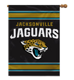 Jacksonville Jaguars Banner 28x40 House Flag Style 2 Sided - Team Fan Cave