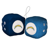Los Angeles Chargers Fuzzy Dice - Team Fan Cave