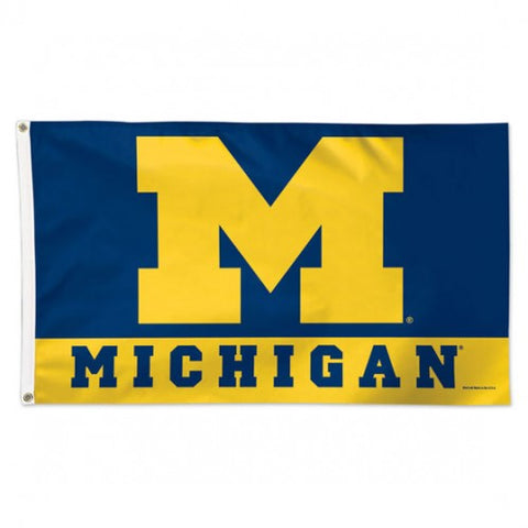 Michigan Wolverines Flag 3x5 Deluxe