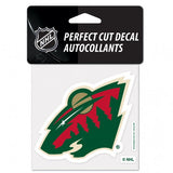 Minnesota Wild Decal 4x4 Perfect Cut Color Special Order - Team Fan Cave