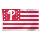 Philadelphia Phillies Flag 3x5 Deluxe Style Stars and Stripes Design-0