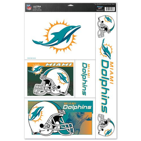 Miami Dolphins Decal 11x17 Ultra - Team Fan Cave