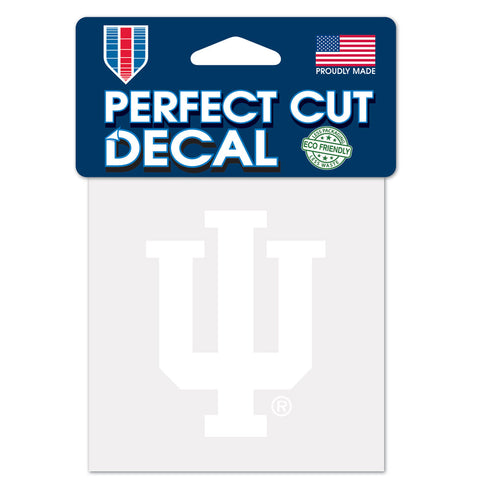 Indiana Hoosiers Decal 4x4 Perfect Cut White Special Order - Team Fan Cave