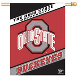 Ohio State Buckeyes Banner 27x37 Vertical Alternate Design - Team Fan Cave