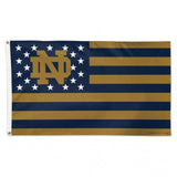 Notre Dame Fighting Irish Flag 3x5 Deluxe Style Stars and Stripes Design-0