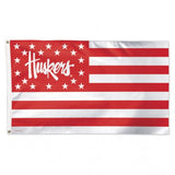 Nebraska Cornhuskers Flag 3x5 Deluxe Stars and Stripes-0