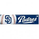 San Diego Padres Decal 3x12 Bumper Strip Style - Special Order - Team Fan Cave