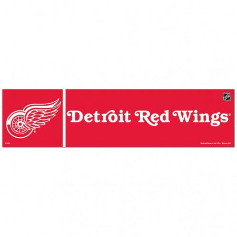 Detroit Red Wings Bumper Sticker - Team Fan Cave
