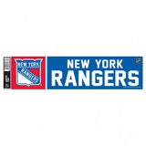 New York Rangers Decal 3x12 Bumper Strip Style Special Order - Team Fan Cave