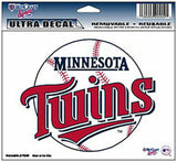 Minnesota Twins Decal 5x6 Ultra Color