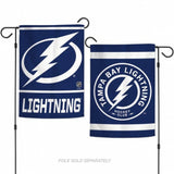Tampa Bay Lightning Flag 12x18 Garden Style 2 Sided - Team Fan Cave