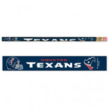 Houston Texans Pencil 6 Pack - Team Fan Cave