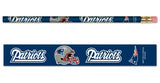 New England Patriots Pencil 6 Pack - Team Fan Cave