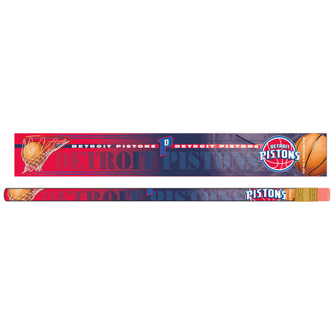Detroit Pistons Pencil 6 Pack - Team Fan Cave