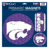 Kansas State Wildcats Magnets 11x11 Prismatic Sheet - Team Fan Cave