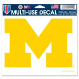 Michigan Wolverines Decal 5x6 Ultra Color