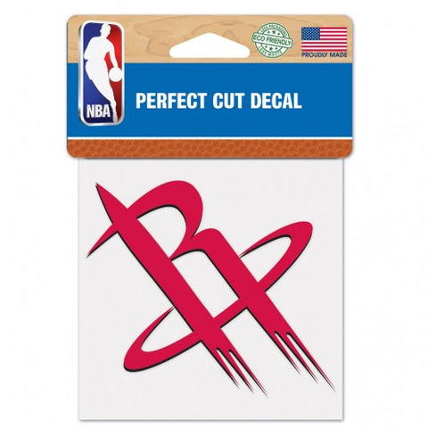 Houston Rockets Decal 4x4 Perfect Cut Color - Team Fan Cave