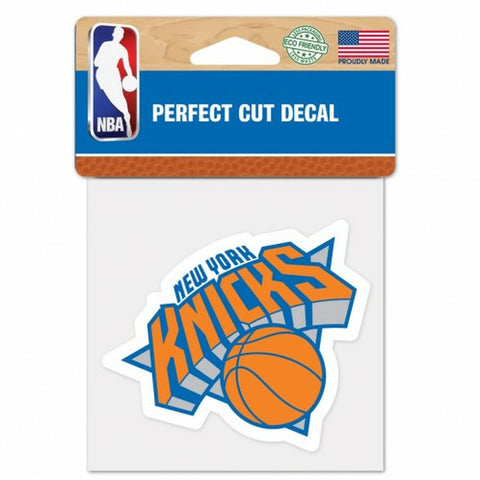 New York Knicks Decal 4x4 Perfect Cut Color - Team Fan Cave