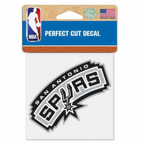 San Antonio Spurs Decal 4x4 Perfect Cut Color - Special Order