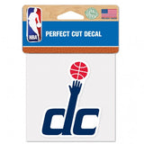Washington Wizards Decal 4x4 Perfect Cut Color - Team Fan Cave