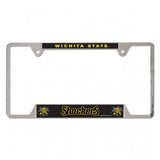 Wichita State Shockers Metal License Plate Frame Special Order - Team Fan Cave