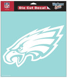 Philadelphia Eagles Decal 8x8 Die Cut White - Team Fan Cave