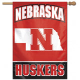 Nebraska Cornhuskers Banner 28x40 Vertical Alternate Design - Special Order