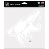 Arizona Coyotes Decal 8x8 Perfect Cut White - Special Order - Team Fan Cave