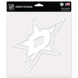 Dallas Stars Decal 8x8 Perfect Cut White Special Order - Team Fan Cave