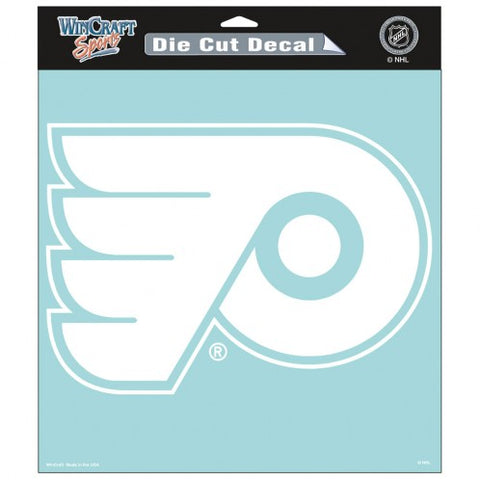 Philadelphia Flyers Decal 8x8 White - Team Fan Cave