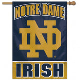 Notre Dame Fighting Irish Banner 28x40 Vertical Alternate Design - Special Order-0