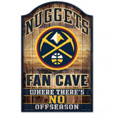 Denver Nuggets Sign 11x17 Wood Fan Cave Design - Special Order-0