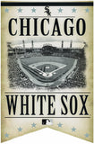 Chicago White Sox Banner 17x26 Pennant Style Premium Felt Stadium Design - Team Fan Cave