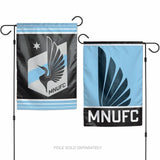 Minnesota United Flag 12x18 Garden Style 2 Sided Special Order