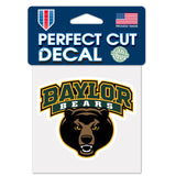 Baylor Bears Decal 4x4 Perfect Cut Color-0
