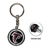 Atlanta Falcons Key Ring Spinner Style Special Order - Team Fan Cave