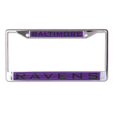 Baltimore Ravens License Plate Frame - Inlaid - Special Order