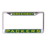 Green Bay Packers License Plate Frame - Inlaid - Special Order
