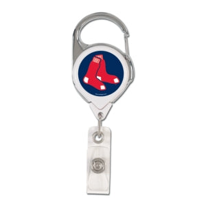 Boston Red Sox Retractable Premium Badge Holder - Team Fan Cave
