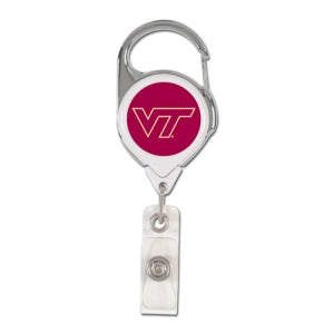 Virginia Tech Hokies Retractable Premium Badge Holder - Team Fan Cave