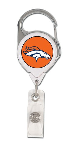 Denver Broncos Retractable Premium Badge Holder - Team Fan Cave