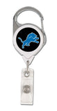 Detroit Lions Retractable Premium Badge Holder - Team Fan Cave