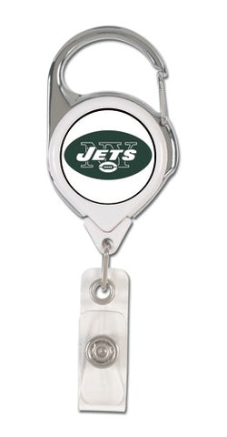New York Jets Retractable Premium Badge Holder - Team Fan Cave