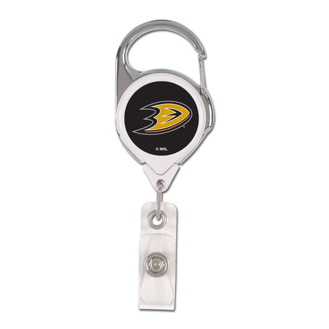 Anaheim Ducks Badge Holder Premium Retractable - Special Order