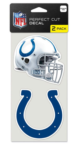 Indianapolis Colts Set of 2 Die Cut Decals - Team Fan Cave