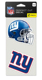 New York Giants Set of 2 Die Cut Decals - Team Fan Cave