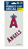 Los Angeles Angels Decal 4x4 Perfect Cut Set of 2