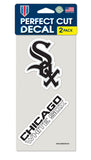 Chicago White Sox Set of 2 Die Cut Decals - Team Fan Cave