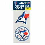 Toronto Blue Jays Decal 4x4 Die Cut Set of 2
