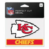 Kansas City Chiefs Decal 4.5x5.75 Perfect Cut Color